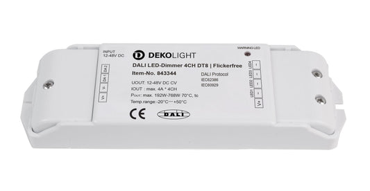 Deko-Light DALI 2 PWM Dimmer CV 4CH, 12-48V, 4A/CH, DT8