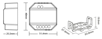 Deko-Light RF-smart, Triac-Dimmer, 230V, 300W, IP20