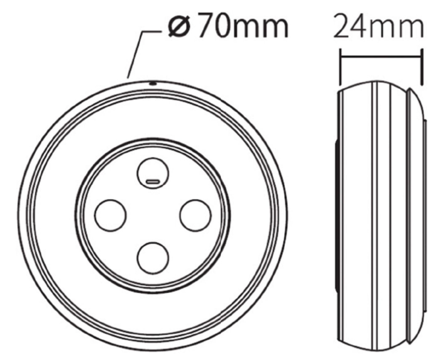 Deko-Light RF-smart, Fernbedienung, weiß, 1 Zone, RGB/RGBW/RGB+CCT, IP20