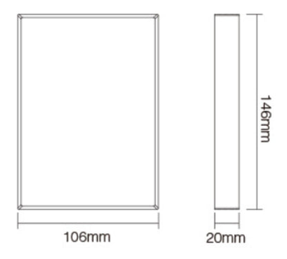 Deko-Light RF-smart, Wandfernb., weiß, 8 Zo, Single/CCT/RGB/RGBW/RGB+CCT