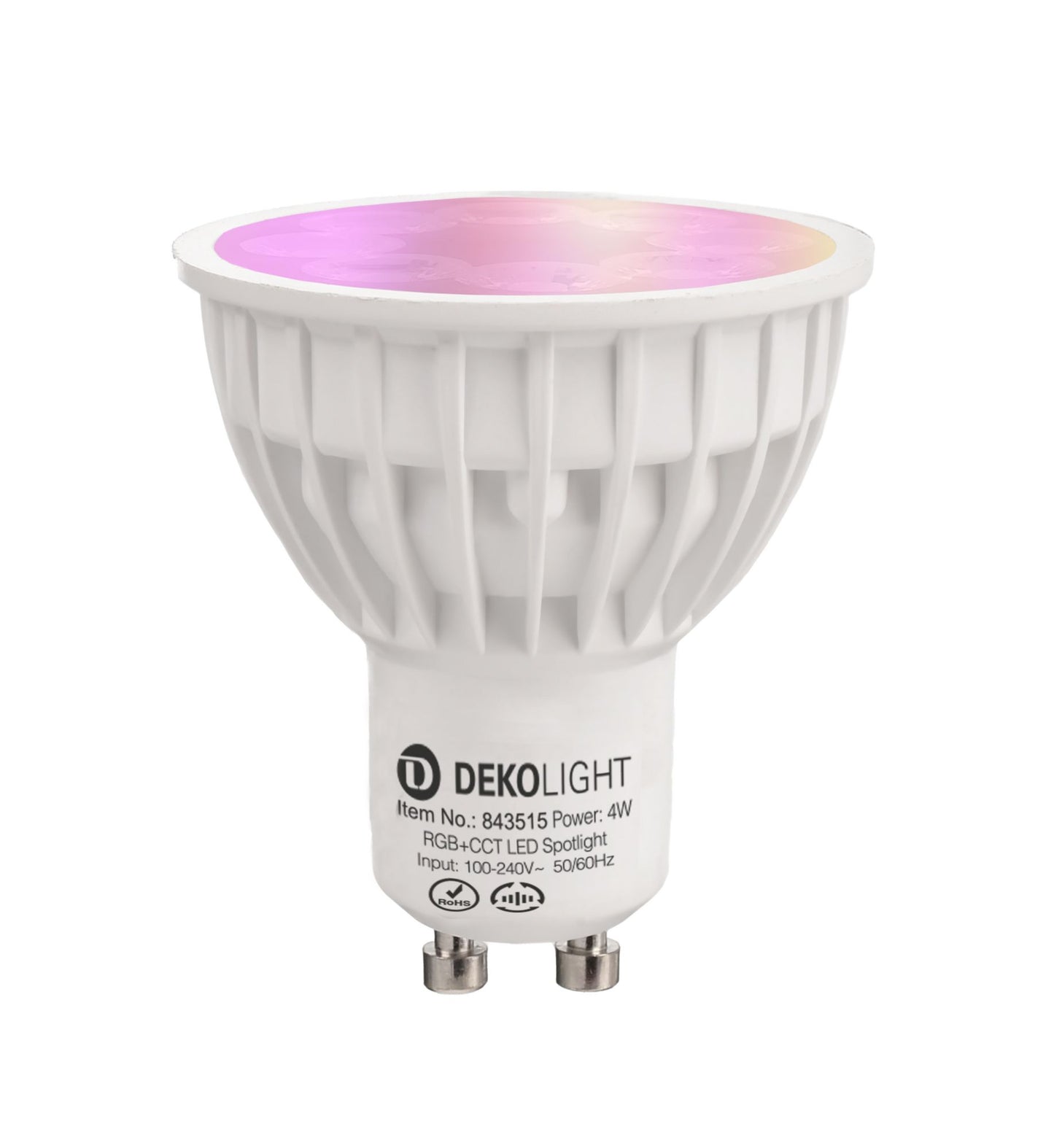 Deko-Light RF-smart, GU10, RF, 4 W, RGB+2700-6500 K, 25 Grad