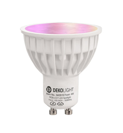 Deko-Light RF-smart, GU10, RF, 4 W, RGB+2700-6500 K, 25 Grad