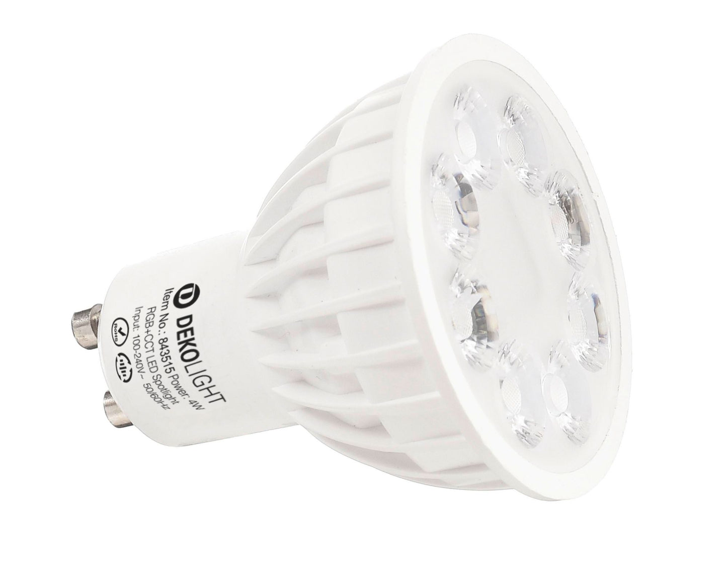 Deko-Light RF-smart, GU10, RF, 4 W, RGB+2700-6500 K, 25 Grad