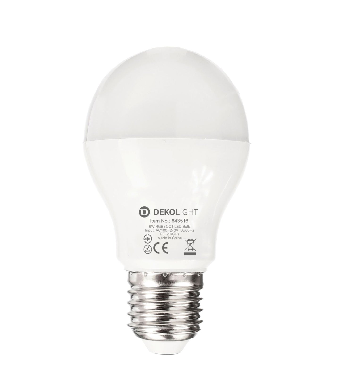 Deko-Light RF-smart, E27, RF, 6 W, RGB+2700-6500 K, 220 Grad