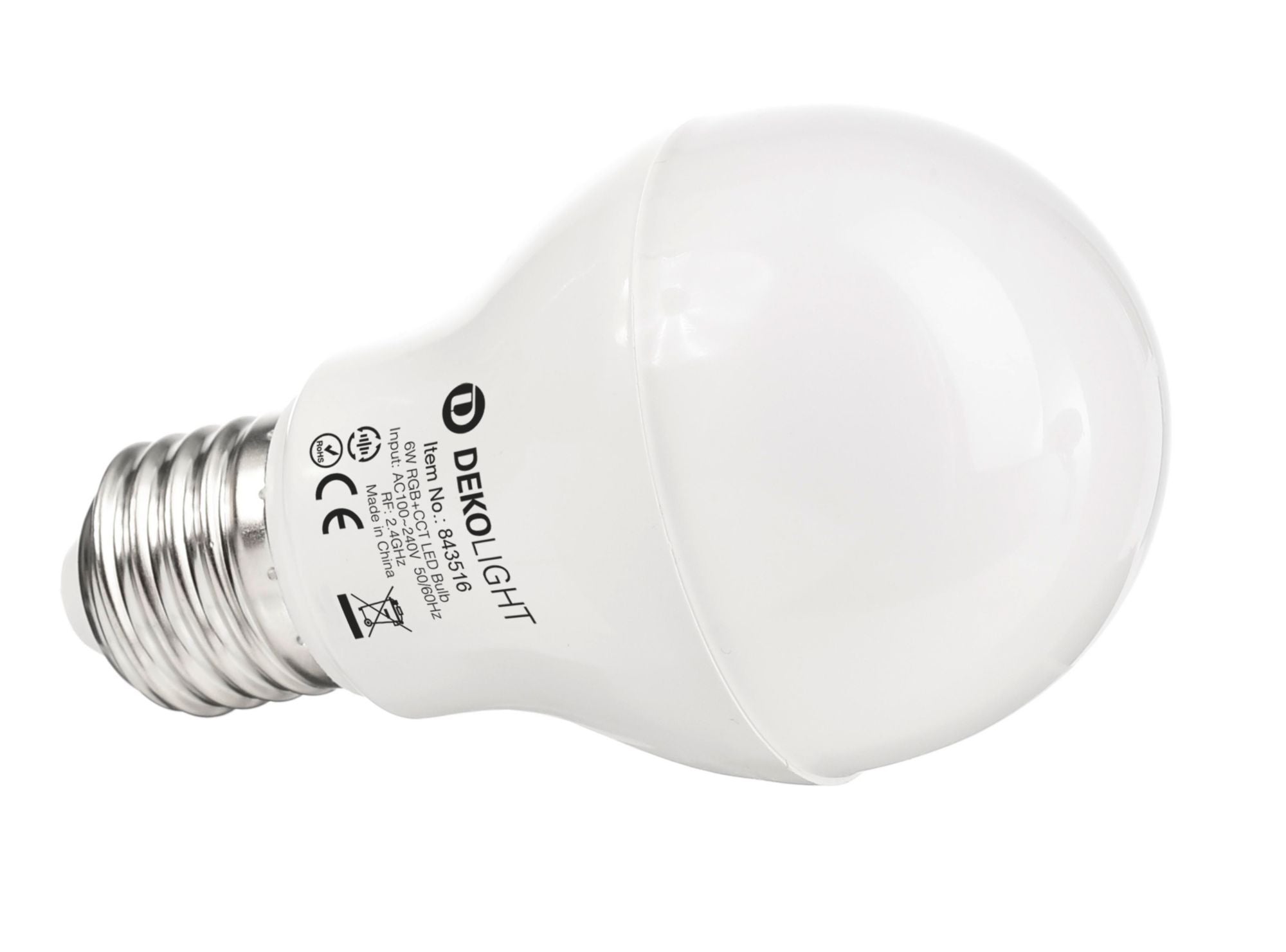 Deko-Light RF-smart, E27, RF, 6 W, RGB+2700-6500 K, 220 Grad