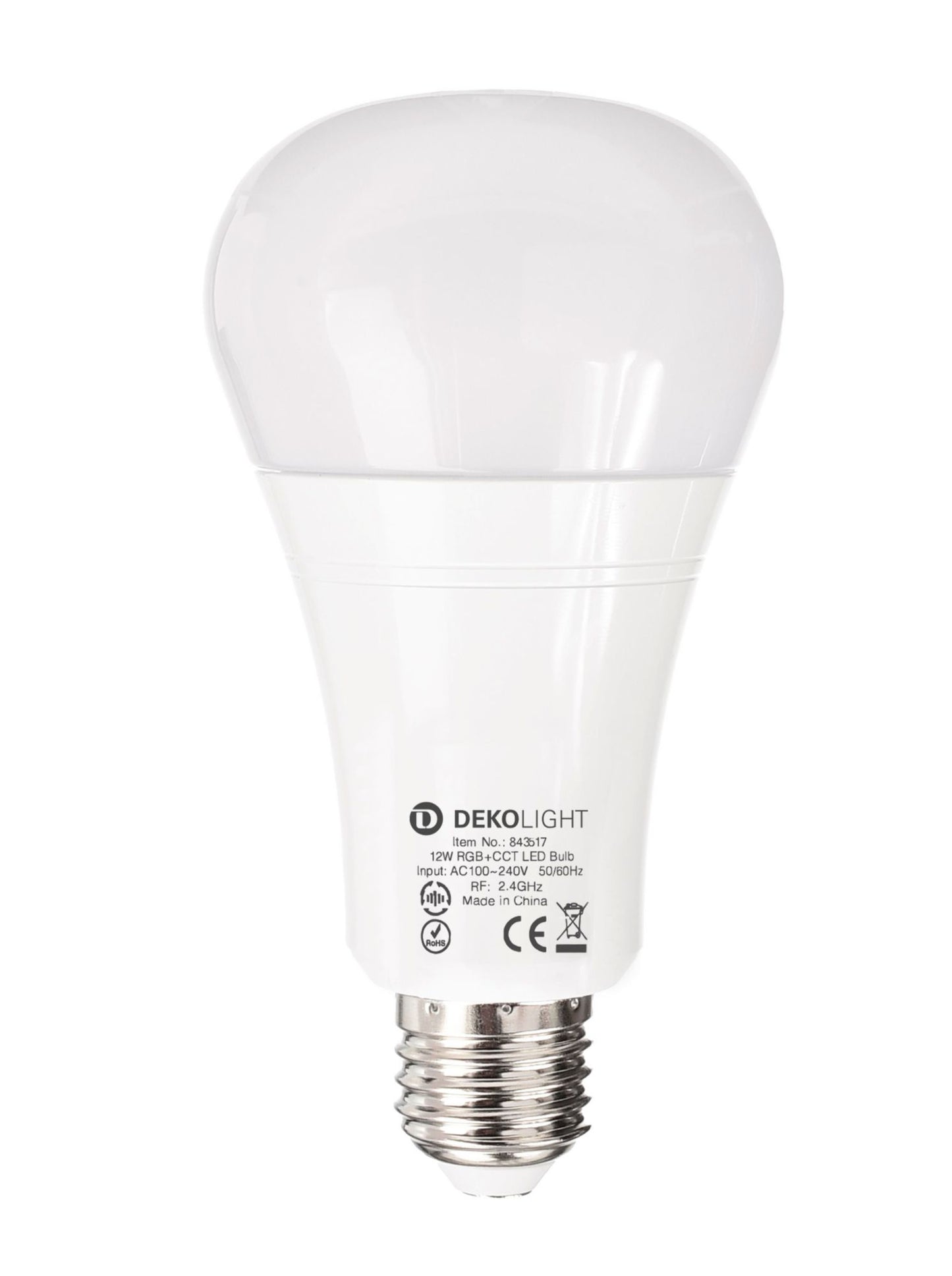 Deko-Light RF-smart, E27, RF, 12 W, RGB+2700-6500 K, 220 Grad