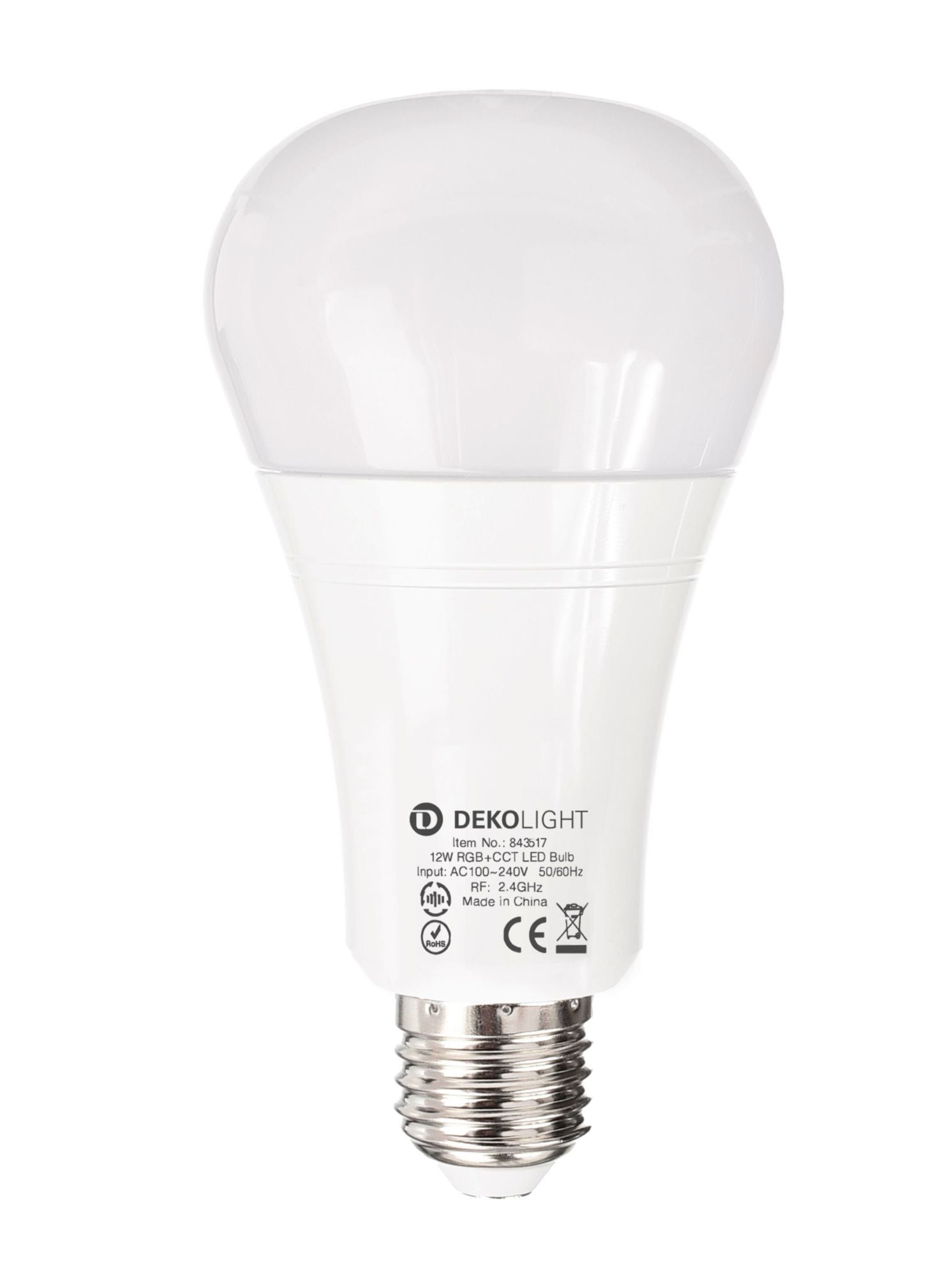 Deko-Light RF-smart, E27, RF, 12 W, RGB+2700-6500 K, 220 Grad