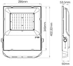 Deko-Light RF-smart, Flood, 100 W, RGB+2700-6500 K, Schwarz