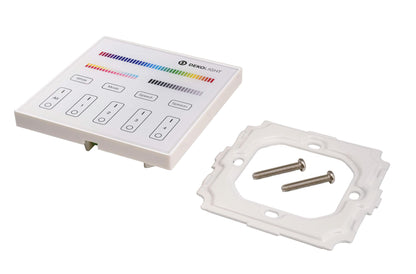 Deko-Light RF-smart, Wandfernbedienung, weiß, 230V, 4 Zonen, Single/CCT/RGB/W/+CCT