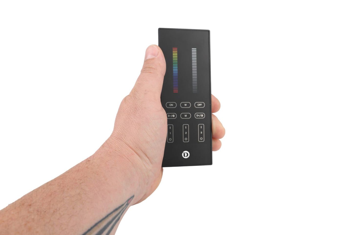 Deko-Light RF-smart, Standfernbedienung, schwarz, 3 Zonen, Single/CCT/RGB/RGBW/RGB+CCT