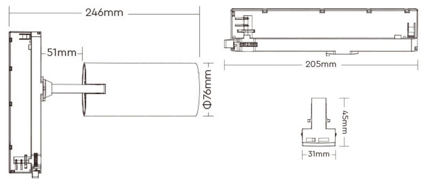 Deko-Light Eventus RF-smart, 30W, RF+Zigbee, RGB/CCT, Weiß