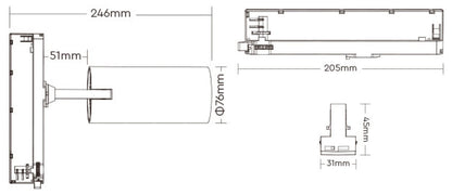 Deko-Light Eventus RF-smart, 30W, RF+Zigbee, RGB/CCT, Weiß