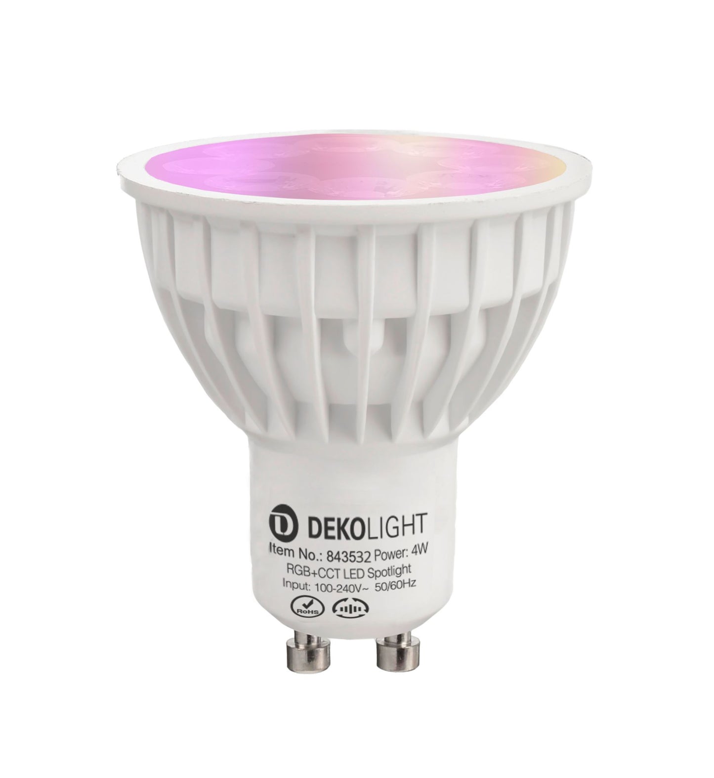 Deko-Light RF-smart, GU10, RF+Zigbee, 4 W, RGB+2700-6500 K, 25 Grad