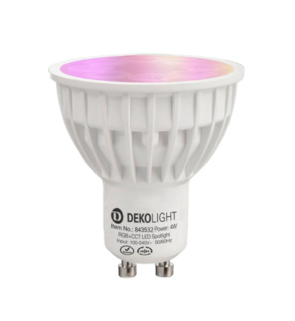 Deko-Light RF-smart, GU10, RF+Zigbee, 4 W, RGB+2700-6500 K, 25 Grad