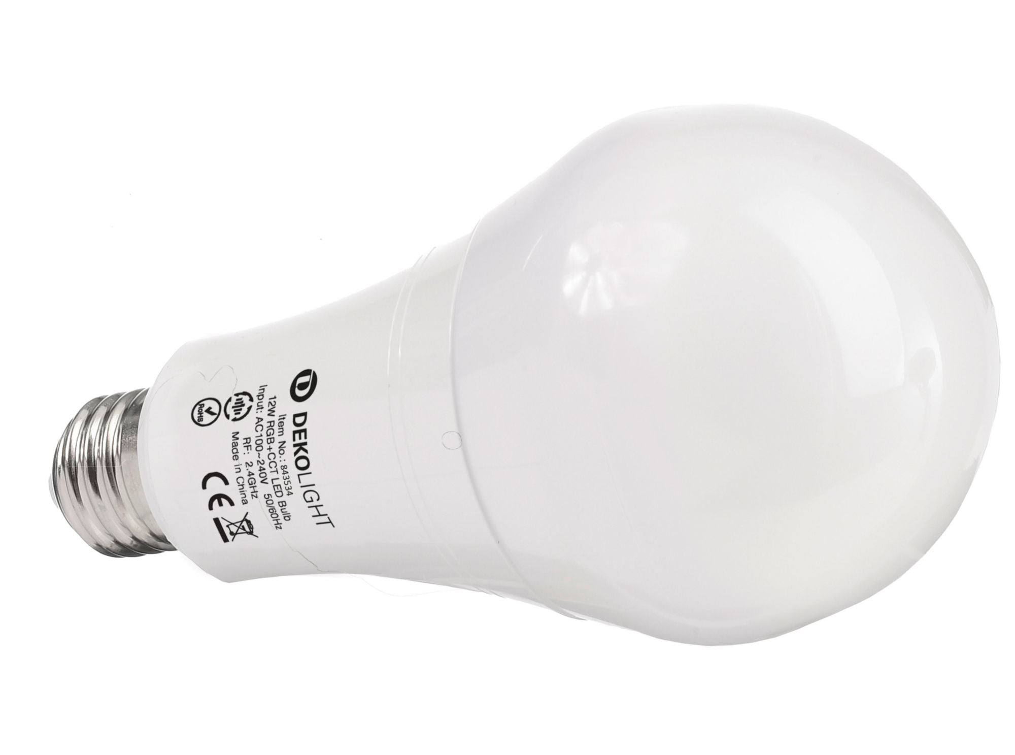 Deko-Light RF-smart, E27, RF+Zigbee, 12 W, RGB+2700-6500 K, 220 Grad