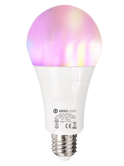 Deko-Light RF-smart, E27, RF+Zigbee, 12 W, RGB+2700-6500 K, 220 Grad