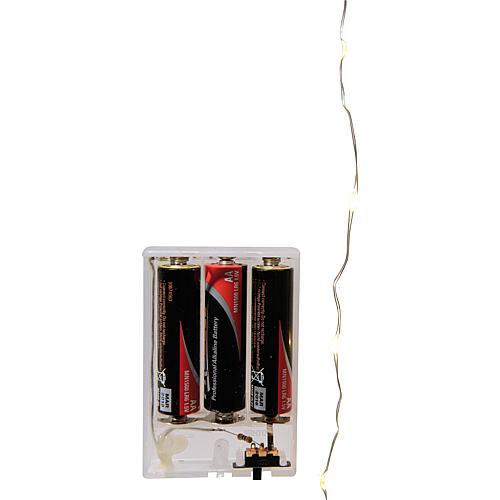 EGB LED-Microlichterkette 40 ww LED 32286Batteriebetrieb