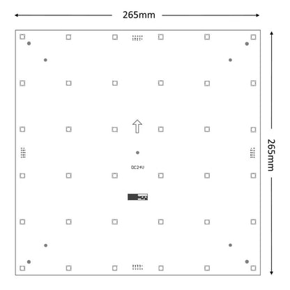 Deko-Light LED-Lichtband Panel II 6x6 5050 RGB + ww 11W 500lm