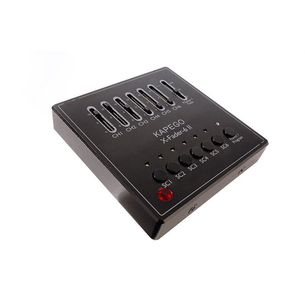 Deko-Light DMX Wandsteuerung X-Fade-6 II  Schwarz-matt