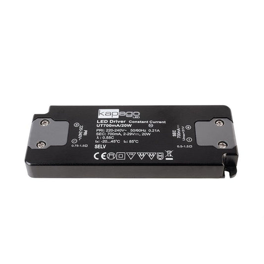 Deko-Light LED-Betriebsgeraet Kapego Flat 20W 220-240V 2-31V DC 200 sw