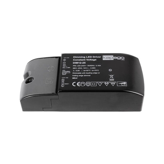 Deko-Light LED-Betriebsgeraet Kapego CV Power Supply 12V 25W dimm sw