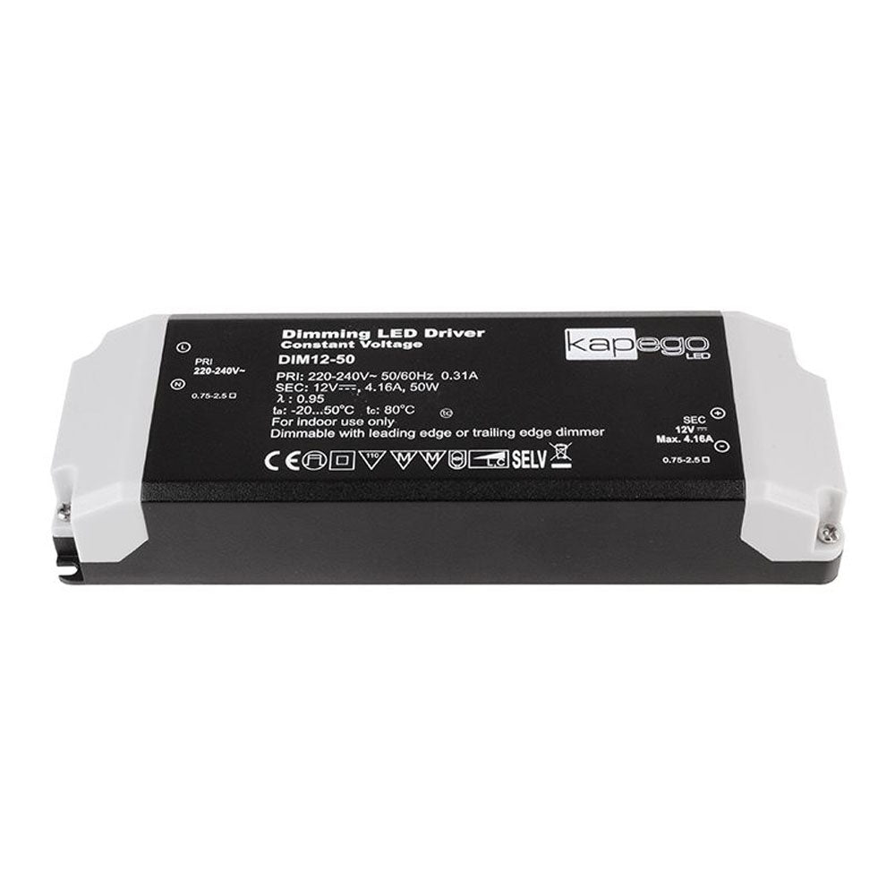 Deko-Light LED-Betriebsgeraet Kapego CV Power Supply 12V 50W dimm sw