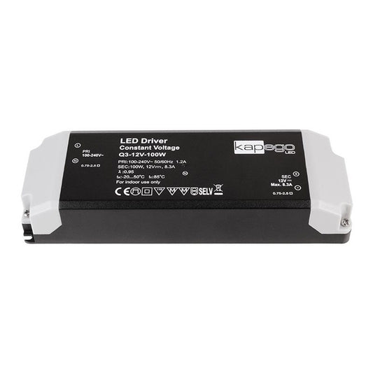 Deko-Light LED-Betriebsgeraet Kapego Q3-12V-100W 8300mA sw