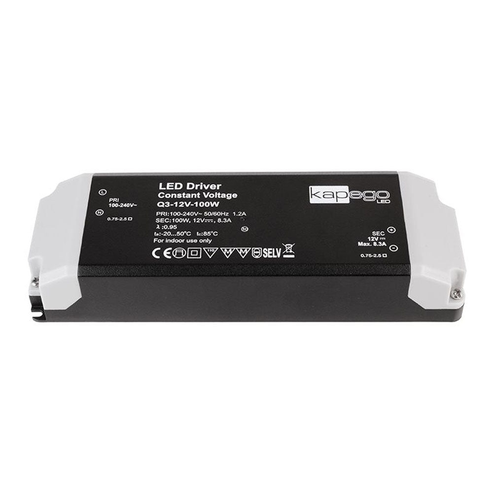 Deko-Light LED-Betriebsgeraet Kapego Q3-12V-100W 8300mA sw