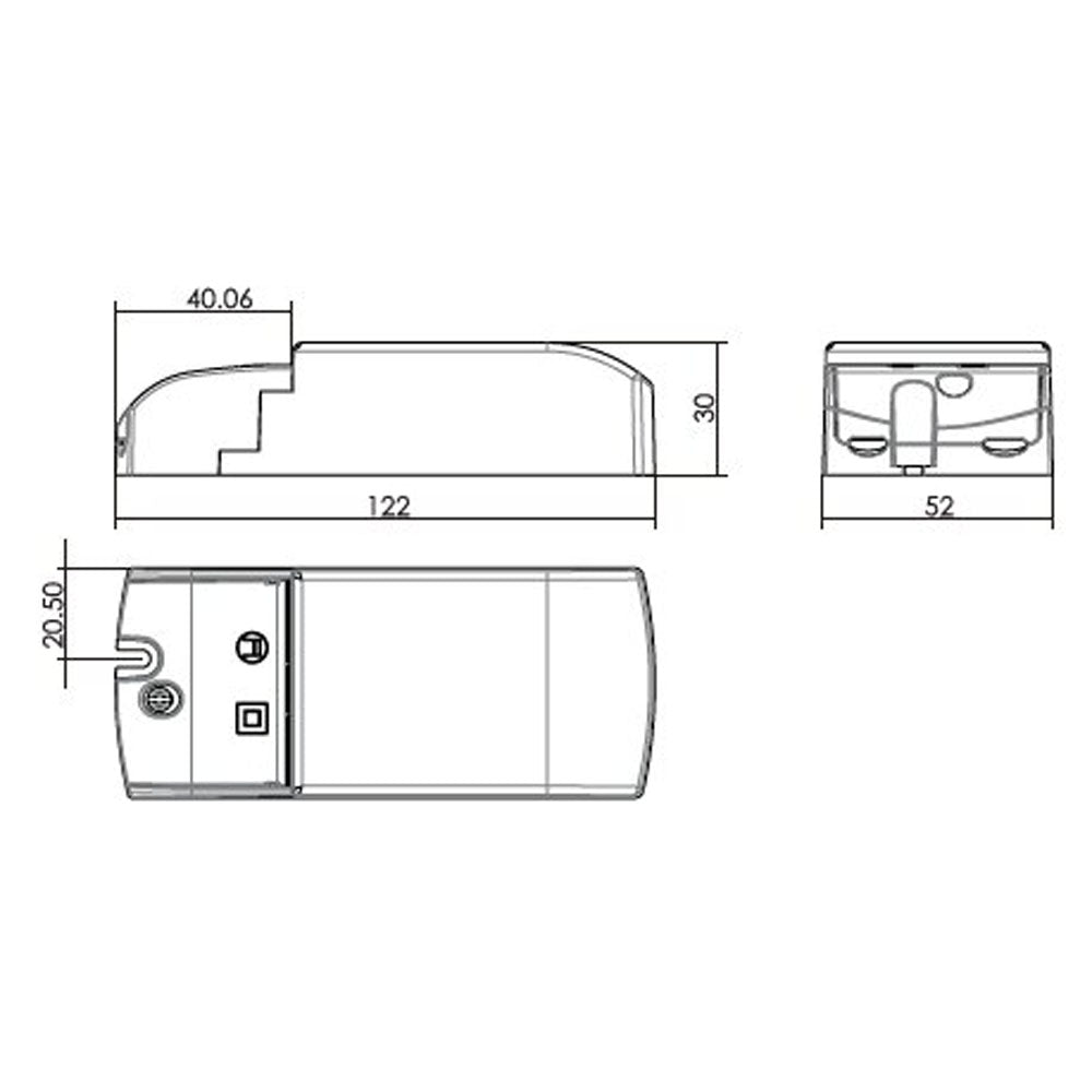 Deko-Light LED-Betriebsgeraet Kapego DALI CC Driver 350mA/20W sw