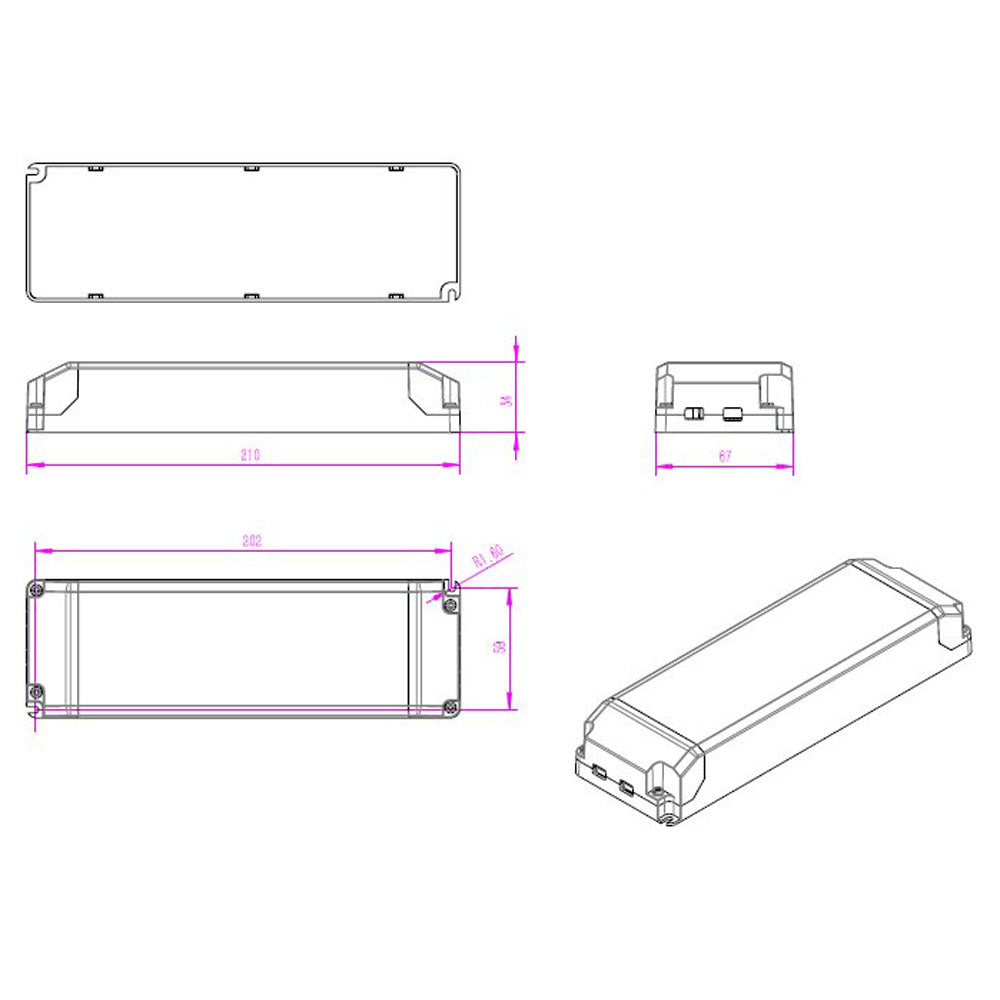 Deko-Light LED-Betriebsgeraet 24V 100W dimmbar