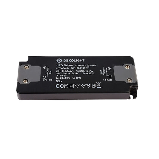 Deko-Light Flat Power Supply 500mA 12W  Schwarz