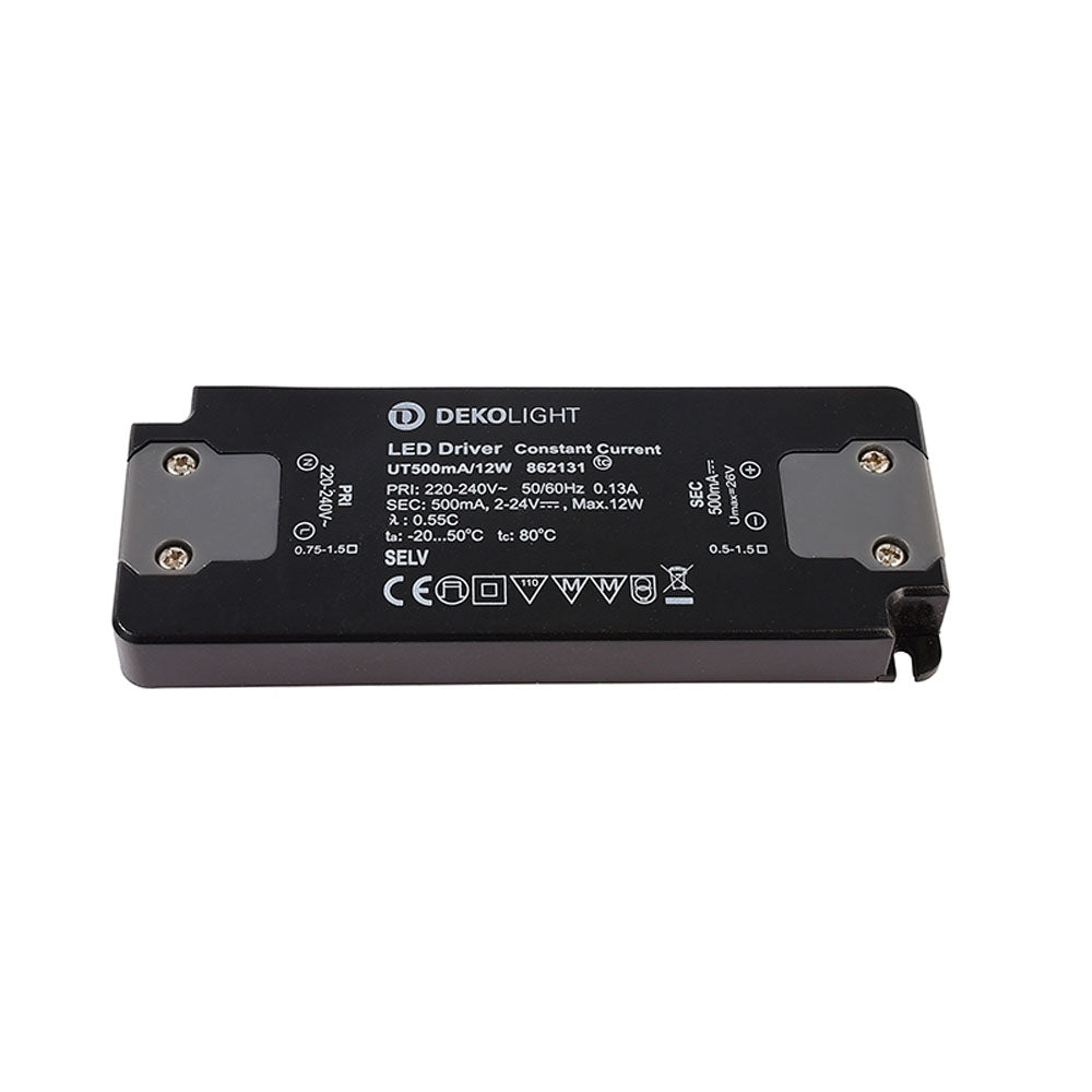 Deko-Light Flat Power Supply 500mA 12W  Schwarz