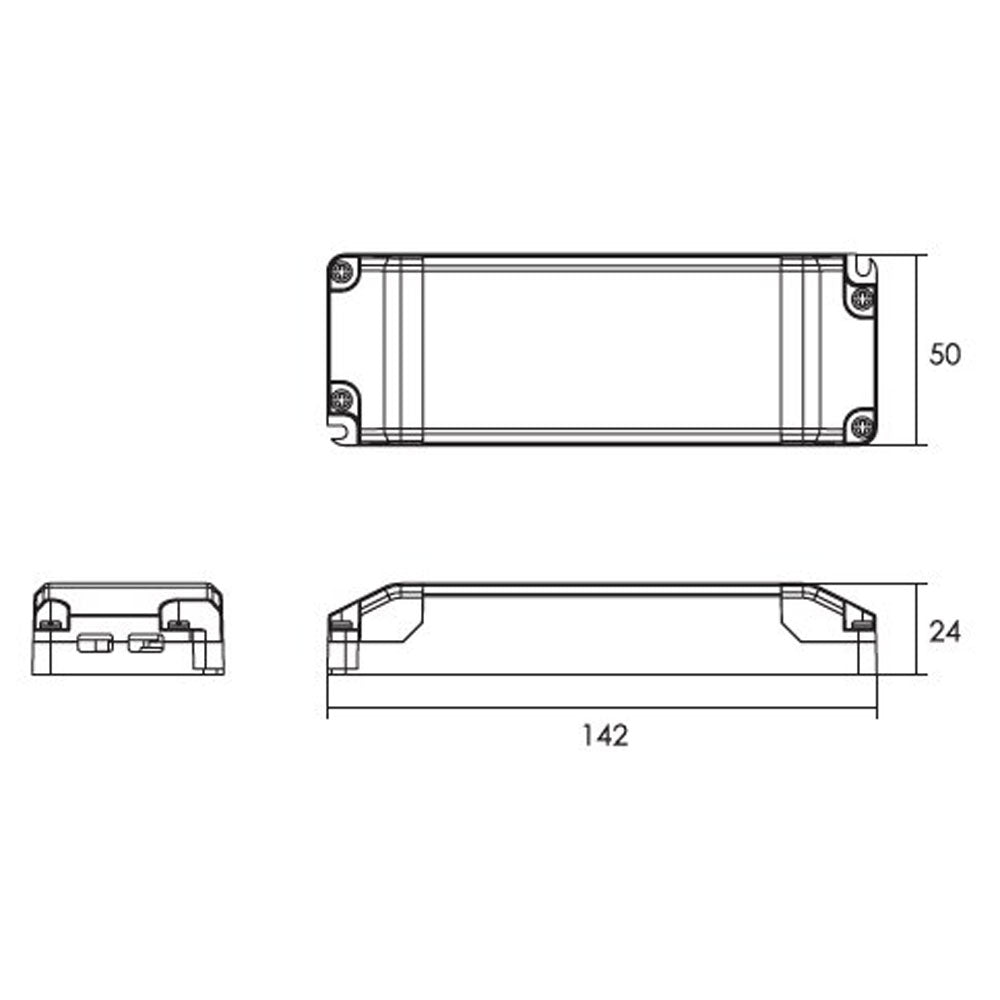 Deko-Light Q8H-700mA/40W  Schwarz
