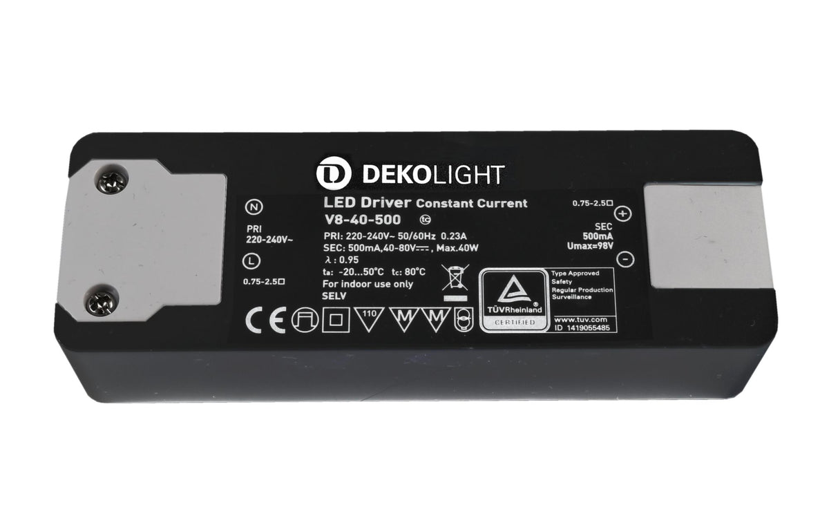 Deko-Light BASIC, CC, V8-40-500mA/40W