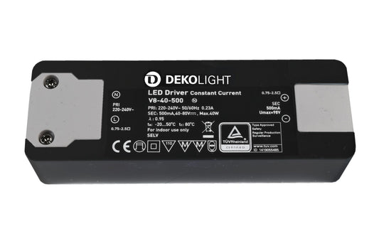 Deko-Light BASIC, CC, V8-40-500mA/40W