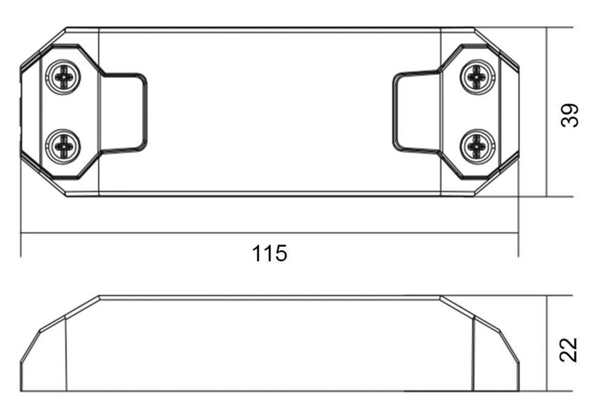 Deko-Light BASIC, DIM, CC, D350012UF/12W