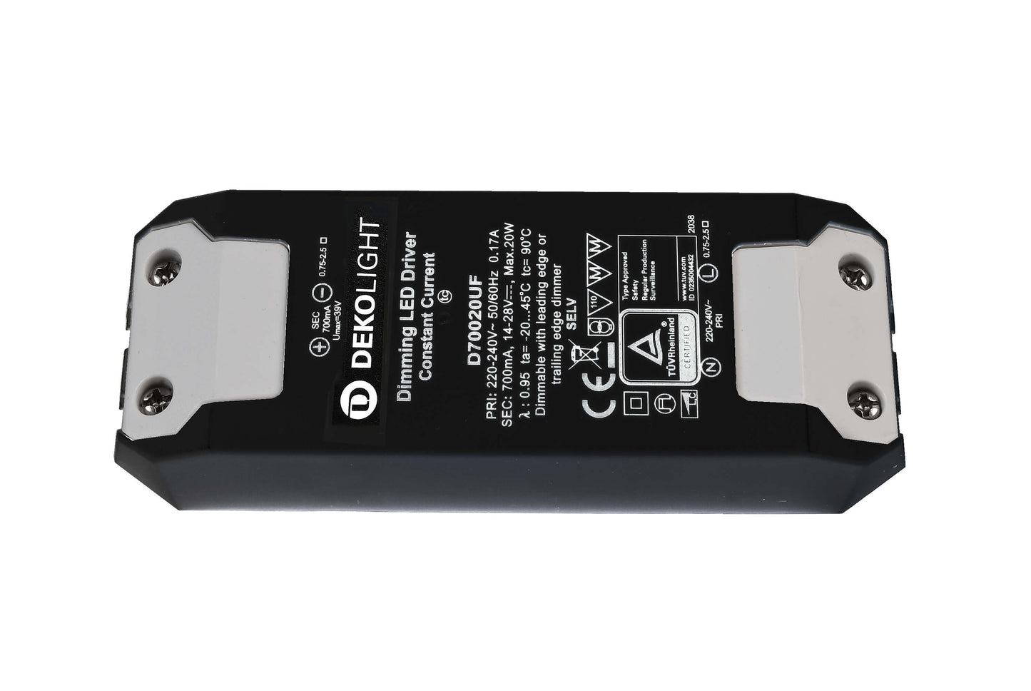 Deko-Light BASIC, DIM, CC, D70020UF/20W  Schwarz