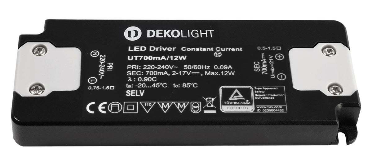 Deko-Light FLAT, CC, UT700mA/12W