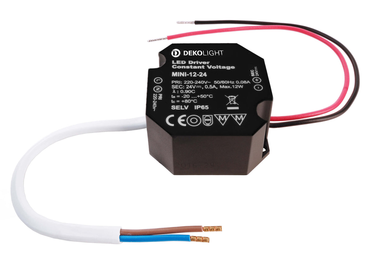 Deko-Light OCTO, CV, Mini 24V/12W  Schwarz