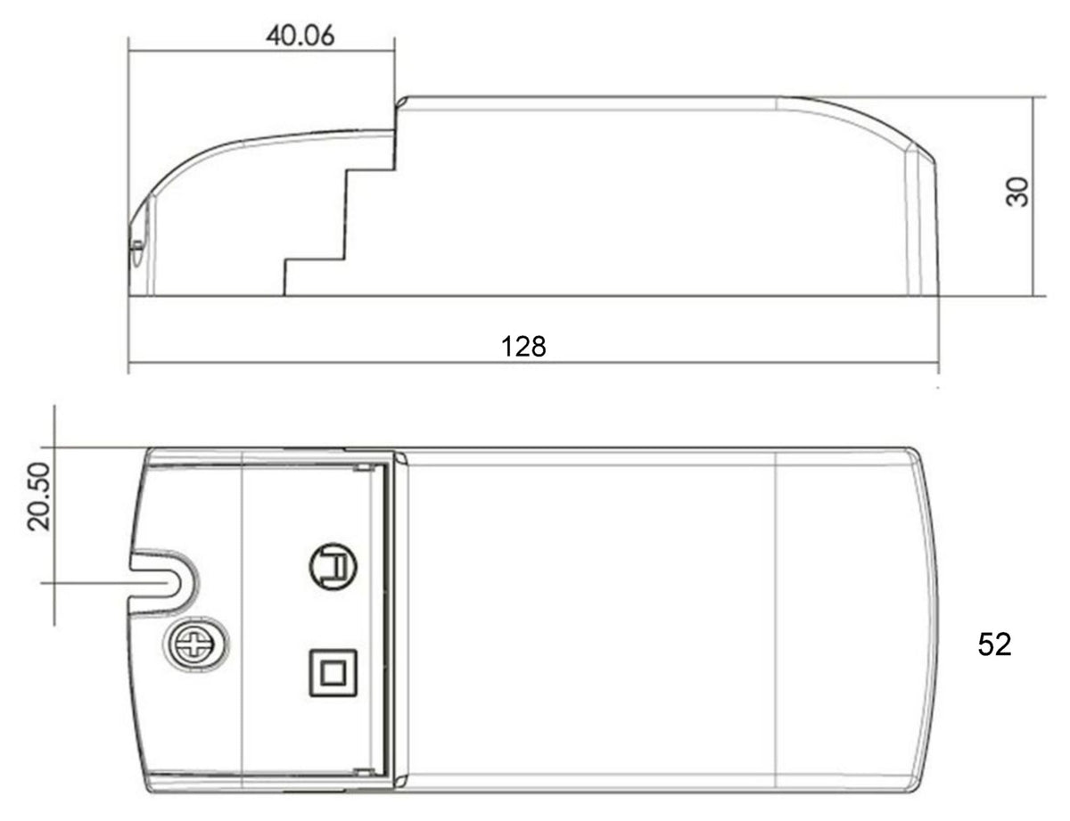 Deko-Light BASIC, DIM, CV, 12 V 9.6-25 W