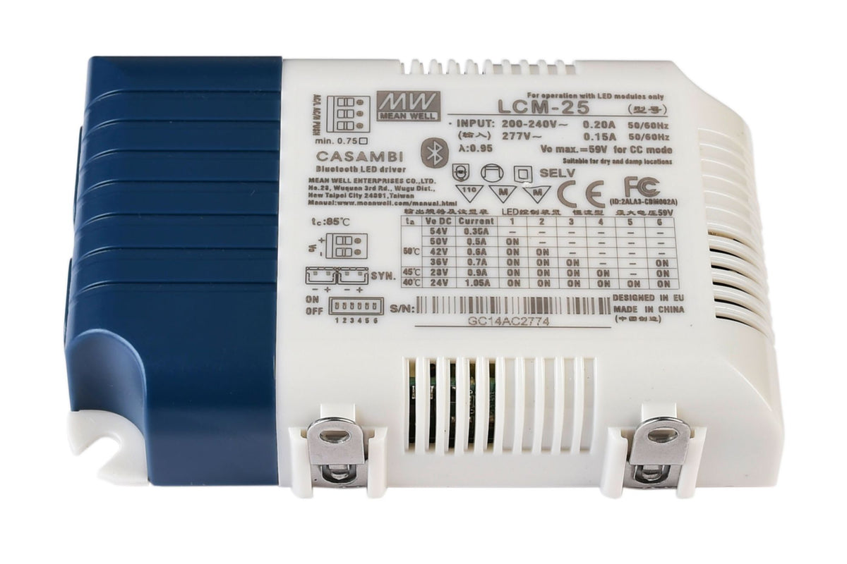 Meanwell Multi CC, LCM-25BLE / Casambi + Push