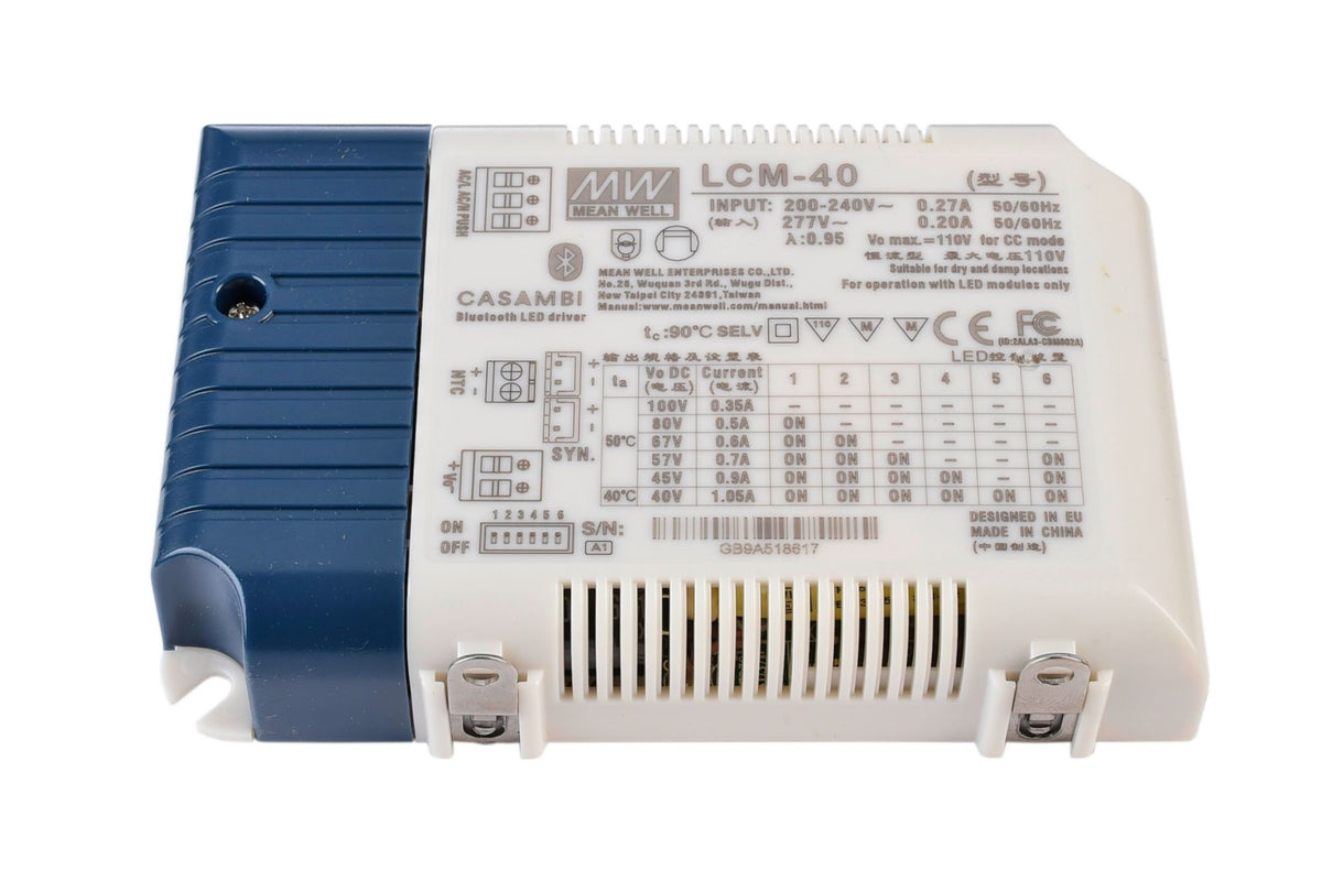 Meanwell Multi CC, LCM-40BLE / Casambi + Push