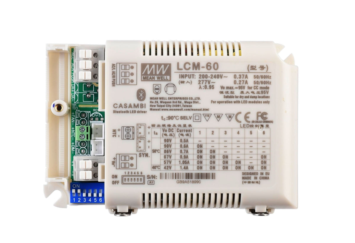Meanwell Multi CC, LCM-60BLE / Casambi + Push