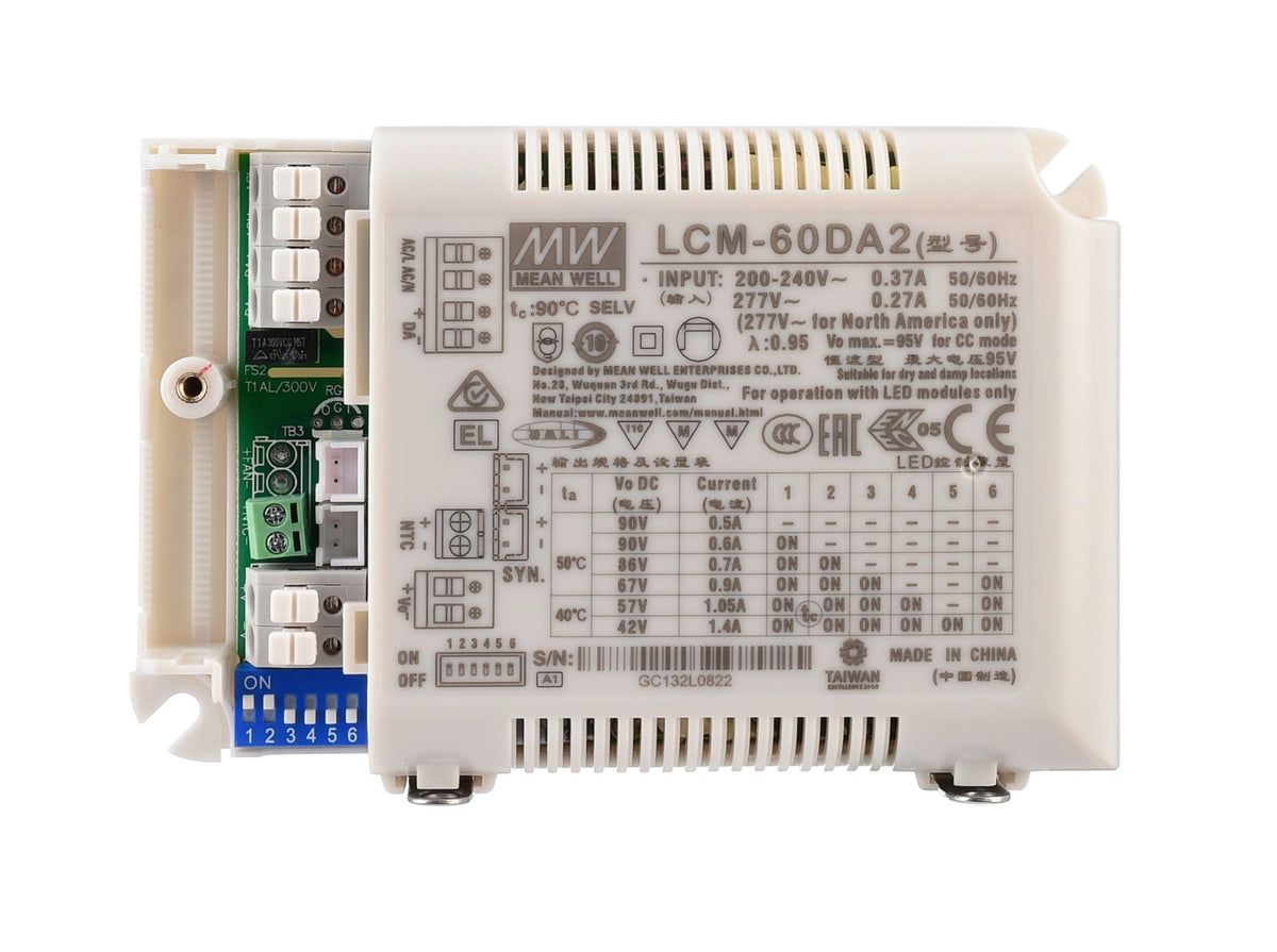 Meanwell Multi CC, LCM-60DA2 / DALI2 + DALI1