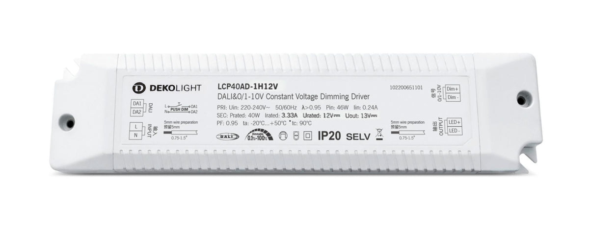 Deko-Light BASIC, DIM, CV, LCP40AD-1H12V