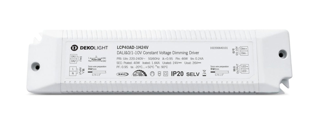 Deko-Light BASIC, DIM, CV, LCP40AD-1H24V