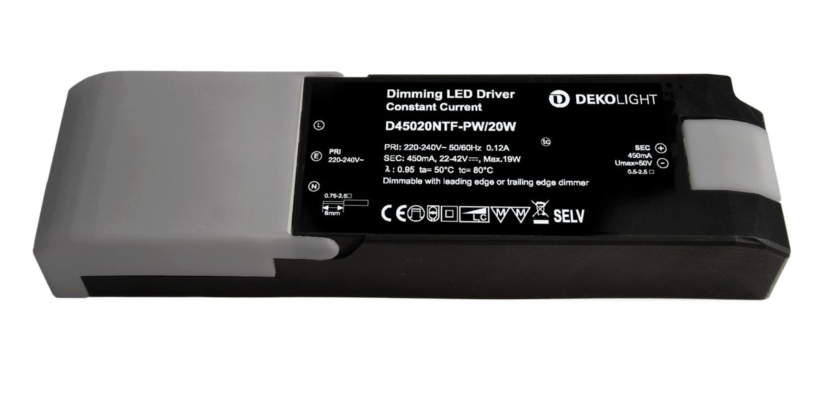 Deko-Light QUICK, CC, 450mA, 30-40V, 20W