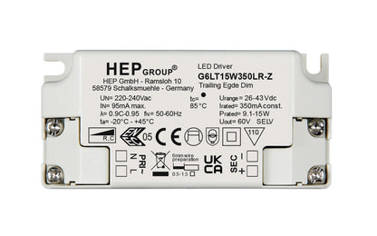 HEP HEP, DIM, CC, G6LT15W350LR-Z