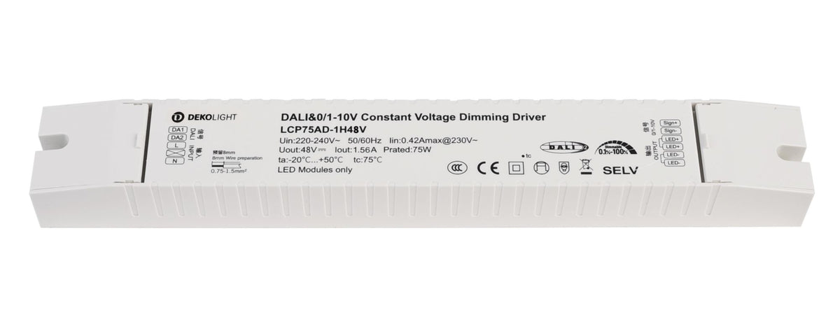 Deko-Light BASIC, DIM, CV, LCP75AD-1H48V