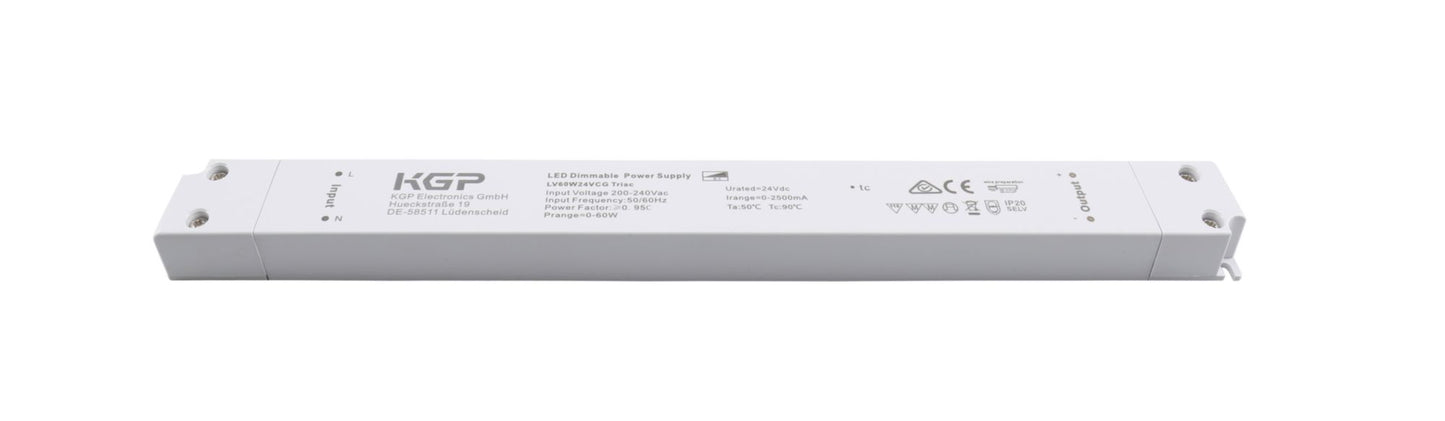 KGP KGP, Long-Flat, DIM, CV, LV60W24CG Triac